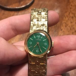 18K Gold Plated Vintage Omega Watch